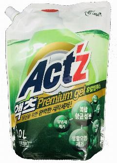 Pigeon Act'z Premium Gel Концентрированный гель для стирки для всех типов стиральных машин с ароматом эвкалипта 1 л в мягкой упаковке