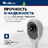 Ключ-трещотка Сибртех 3/8", 45 зубьев, с быстрым сбросом, матовый хром 14022 — фото 2