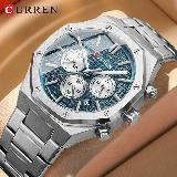Наручные часы CURREN, silver/blue — фото 3