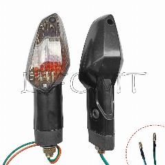 Фонарь указателя поворота для мотоцикла, подходит для Honda CBR250R CBR 250 250R CB300F CBF 125 150 XR150L, Черный