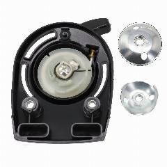 OZ-TRGO-Сборка стартера с ручным запуском для кусторезов Honda GX35 GX35NT HHT35S, черный