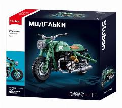Конструктор SLUBAN Модельки M38-B1133 Мотоцикл R75MS (215дет.)
