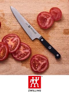 Нож поварской ZWILLING Gourmet, нержавеющая сталь, пластик, 140 мм, серебристый/черный