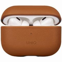 Чехол Uniq Terra Genuine Leather для AirPods Pro (2-го поколения) Toffee Brown, коричневый