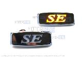 LED желтые повторители поворотника Sal-Man Хром с надписью SE для ВАЗ 2108-21099, 2110-2112, 2113-2115, Лада Калина, Приора, Гранта — фото 1