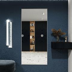 Зеркало настенное в алюминиевой раме BLX MIRROR 190х90 см. Серебро, серебристый