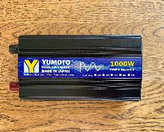 Инвертор Yumoto 1 кВт-500 Вт, чистый синус, 12 В - 220 В, преобразователь напряжения, черный