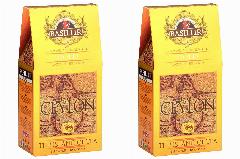 Basilur Чай черный листовой , остров золотой, 100 г, 2 уп.