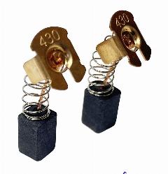Угольные щетки 7х7.4х10 мм для Макита 6203D, 6207D, 6213D, 6317D, 6319D(CB-430) (2 шт), светло-бежевый, хром