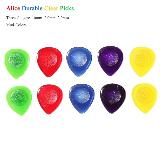 Медиаторы Alice 30 шт, прозрачные, поликарбонат, small 30pcs — фото 4
