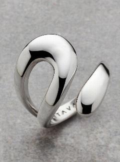 Кольцо обручальное ANTAVA, серебро, 925 проба, родирование, 21-21,5
