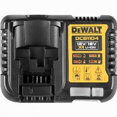 Зарядное устройство DeWALT, 12/18 В, 4 А, DCB1104, черный