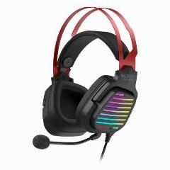 Гарнитура игровая A4TECH Bloody G560, для компьютера, мониторные, проводные, черный / красный [g560 sports red]