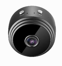 Камера видеонаблюдения MINI SmartCamera, беспроводная WiFi, черный, черный матовый, цветной