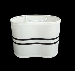 Абажур пластиковый Whole Market 4421 , Е14, белый, 100х160х125 мм