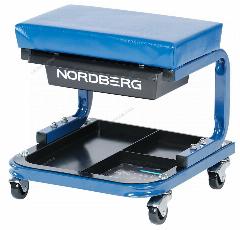 Сиденье ремонтное на колесах с выдвижным ящиком NORDBERG N30S1 NORDBERG N30S1 | цена за 1 шт, синий