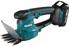 Аккумуляторные ножницы для травы MAKITA DUM111SYX, LXT 18В, нож для травы 11см, нож для кустар.20см, BL1815N, DC18SD, бирюзовый