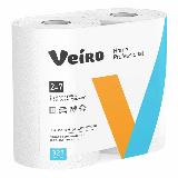 Полотенце бумажное Veiro Home Professional, двухслойное, 2 шт, белый — фото 2