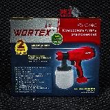 Краскораспылитель WORTEX LX PS 0740, HVLP, 800мл, встроенный насос, 2 кг — фото 2