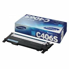 Картридж Samsung CLT-C406S оригинальный, голубой