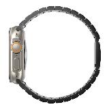 Ремешок для Apple Watch 42/44/45/49мм Uniq Strova MAG Strap Link Steel Silver — фото 3