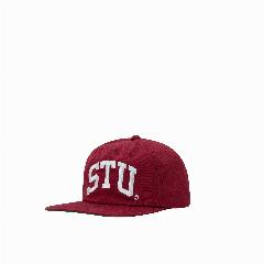 Кепка Stussy STU Arch Strapback Cap для мужчин и женщин, dark red