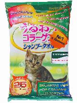 Влажные салфетки для кошек Japan Premium Pet экспресс-купание без воды с коллагеном и плацентой, 25 шт — фото 4