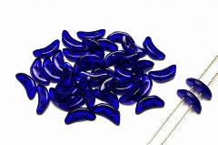 Бусины Crescent beads 10х3мм, цвет 0310-30090 Cobalt, 708-022, 5г (около 40 шт), 10 мм