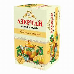 Azercay Чай, Свежесть природы, С мятой и лимоном, 20 пак.