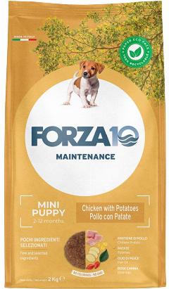 FORZA10 DOG MAINTENANCE MINI PUPPY для щенков маленьких пород с курицей и картофелем (2 кг)