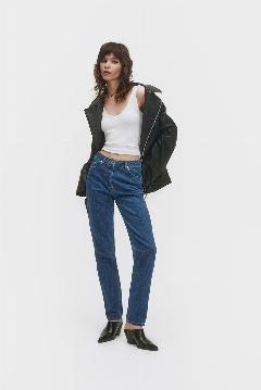 Джинсы классические AT EASE Slim, dark blue