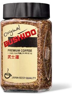 Кофе растворимый BUSHIDO "Original", сублимированный, 100 г, 100% арабика, стеклянная банка