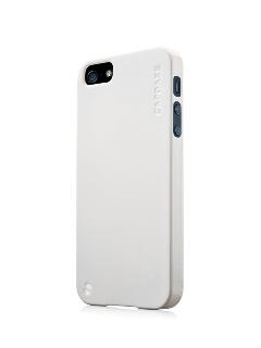 Силиконовый чехол с блестками CAPDASE Soft Jacket SPARKO для Apple iPhone 5/5S / iPhone SE - белый