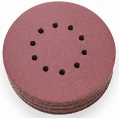 Шлифовальные круги Vitatools 225 мм, для жирафа, Р240, 10 шт, 10 отверстий R-225-P240-10-10