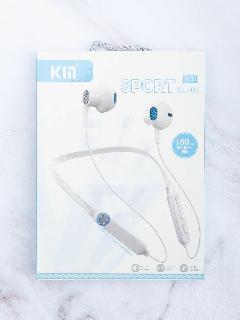 Беспроводные спортивные наушники / гарнитура для занятия спортом Kin Sport KL-01, Белые