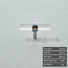 Латунные ручки для шкафов KEDLO, chrome-t