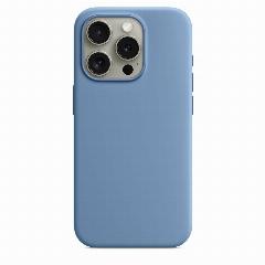 Чехол Apple Silicone Case для 15 Pro Max с MagSafe Winter Blue