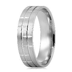 Кольцо обручальное AZADE, серебро, 925 проба, 18, серебристый