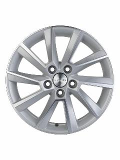 Диск колесный Khomen Wheels KHW1507 6Jx15 PCD 5x100 ET40 DIA 57.1 1 шт, алмаз сильвер f-silver-fp