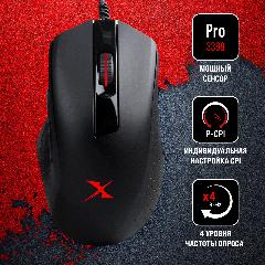 Мышь A4Tech Bloody X5 Pro черный оптическая (16000dpi) USB (9but)