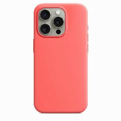 Чехол Apple Silicone Case для 15 Pro Max с MagSafe Guava