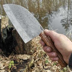 Нож Сербский из нержавеющей стали 95Х18, серебристый