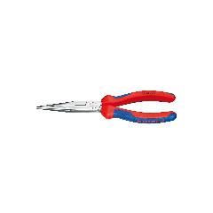 Круглогубцы с плоскими губками и режущими кромками KNIPEX 2612200 200 мм