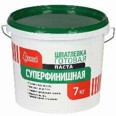Старатели, Шпатлевка суперфинишная, готовая, белая, 7 кг, 0.02 мм
