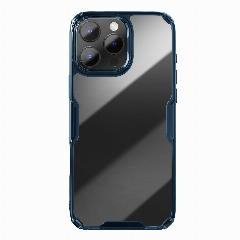 Накладка Nillkin Nature TPU Pro Case силиконовая для Apple iPhone 16 Pro синяя