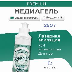 Гель универсальный для УЗИ, допплерографии и физиотерапии медиагель Гельтек средней вязкости бесцветный 250 мл