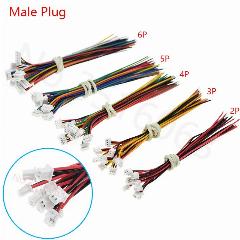 Разъемы ALINSIN Mini Micro Jst 1.25 2/3/4/5/6-контактные 100 мм, male plug