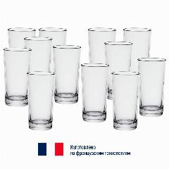 Набор стаканов DELI Lissabon, 230 мл, 12 шт, прозрачный