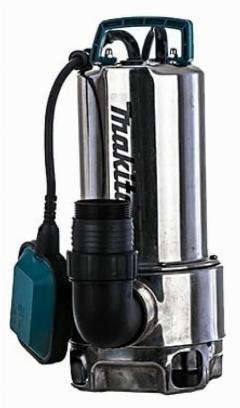 Дренажный Насос Makita PF1110, 1100Вт, 15м³/ч, глубина погружения 5м, 35 мм, 18.5x1500x16 см