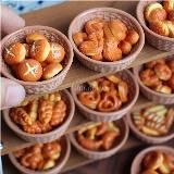 Миниатюрный кукольный домик хлеб с корзиной для BJD кукол, basket and 10bread J, mini model toy, Унисекс, 1/6 — фото 3